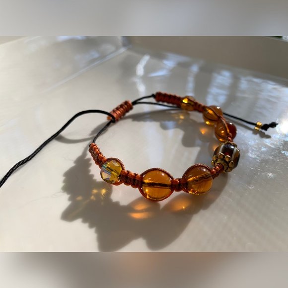 Swarovski Beaded Crochet Handmade Bracelet - Picture 2 of 6